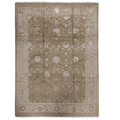 Oriental Area Rug in Gold