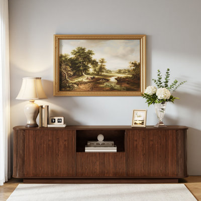 70-Inch Modern TV Stand For Tvs Up To 80 Inches For Living Room, Media Entertainment Center With Ample Storage