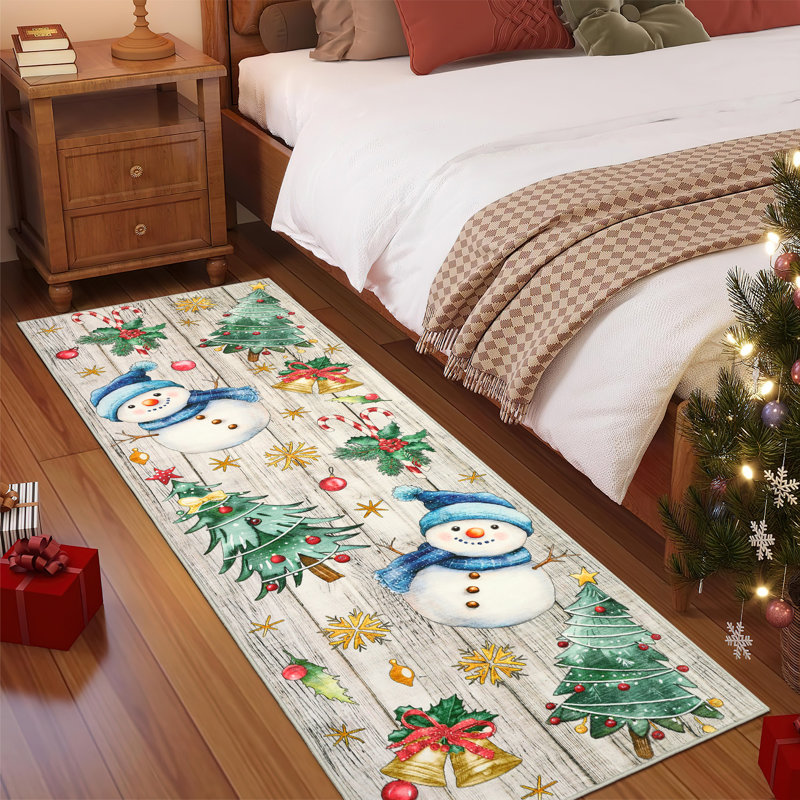Rectangle cm Washable Area Rug, Camel, 60*180cm