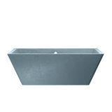 Mendocino 66" x 34" NativeStone Freestanding Soaking Cement Bathtub