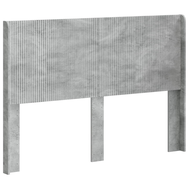 Headboard, European Double (140 x 200 cm), Concrete Grey
