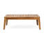Canapé modulaire d'extérieur rouge en bois