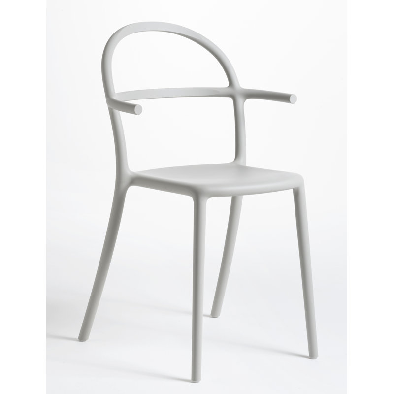 Generic C Arm Chair, Gray