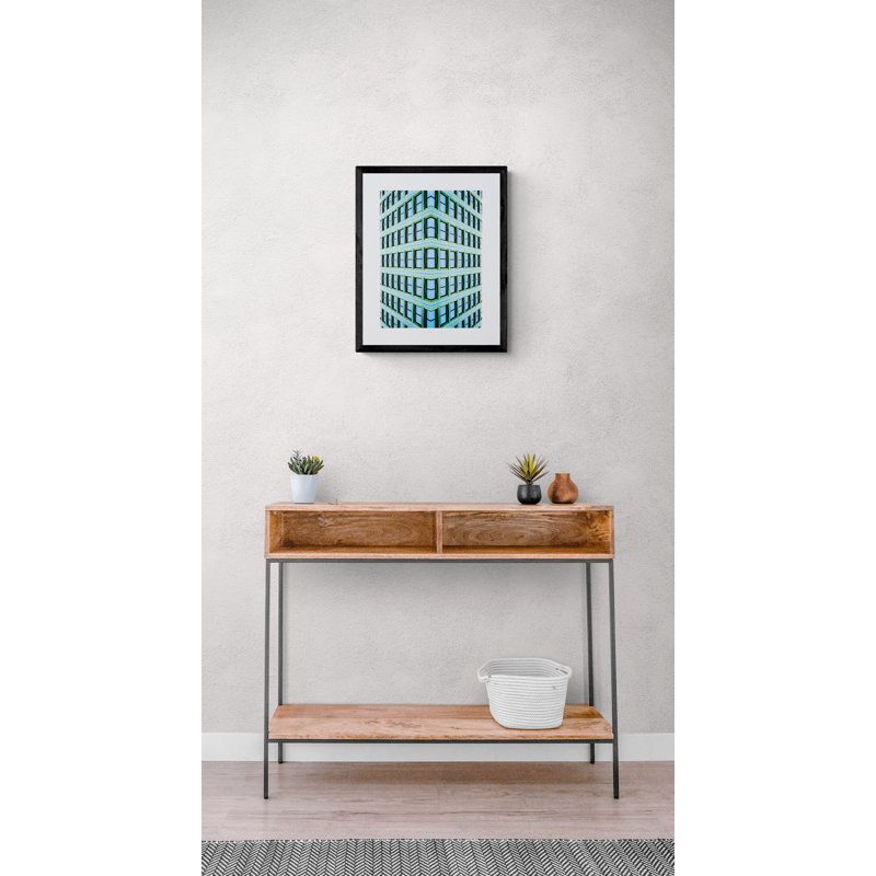 Staring Out My Blue Window Print, 17.25" H x 21.25" W