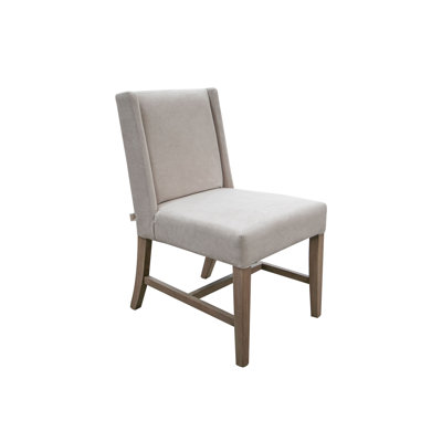 19 " H Upholstered Mango Solid Wood Side Chair