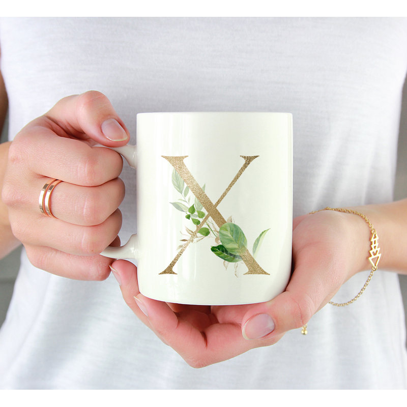 Grande tasse à café exotique, X
