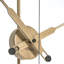 Mini Barcelona Fibreglass Skeleton Wall Clock