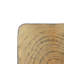 Table d'appoint à forme torsadée, aspect bois, aspect naturel, eau, convient aux espaces de salle à manger et de détente, capacité de 200 lb, conception couleur de 11,98 po x 11,98 po x 17 po, utilisation intérieure ou extérieure, supporte les plantes
