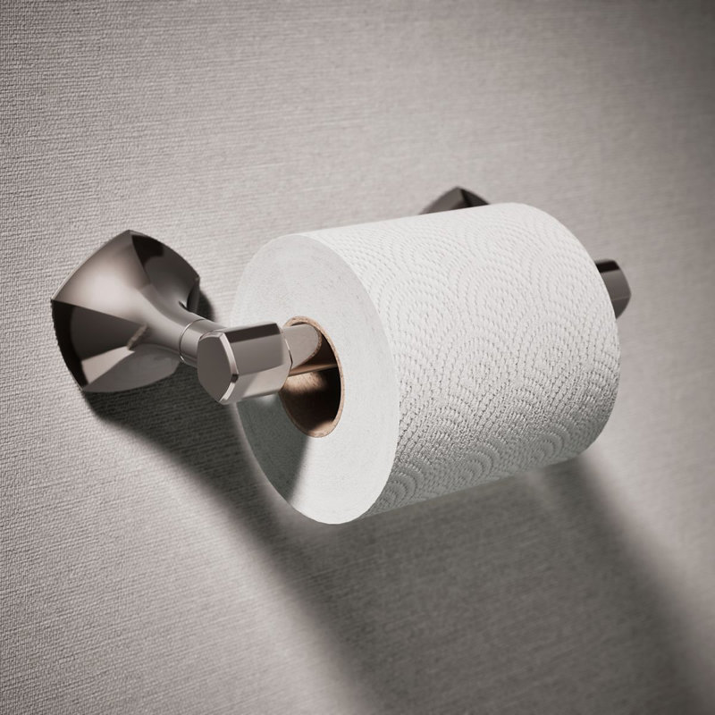 Occasion Pivoting Toilet Paper Holder, Vibrant Titanium