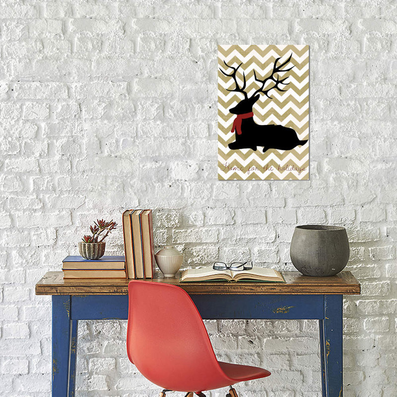 Deer by Erin Clark - Wrapped Canvas Print, 66.04 cm H x 45.72 cm W x 1.91 cm D