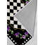 Tapis tissé élégant, 100% polyester, 4,0 x 5,9 pieds | Impression 3D numérique, antibactérien, dessous en PVC antidérapant | Lavable à la machine, hauteur des poils: 0,3 po, parfait pour le décor du salon et de la chambre à coucher-781911501