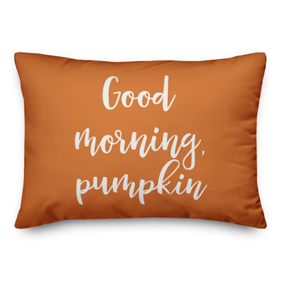  Coussin Good Morning, Pumpkin