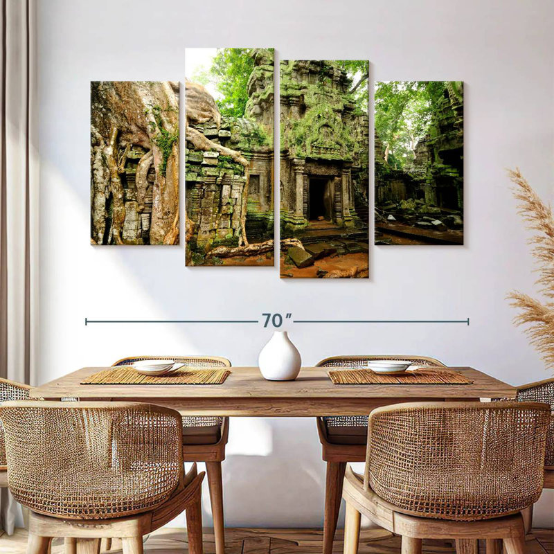 Adella Ta Prohm Temple, 42" H x 68" W