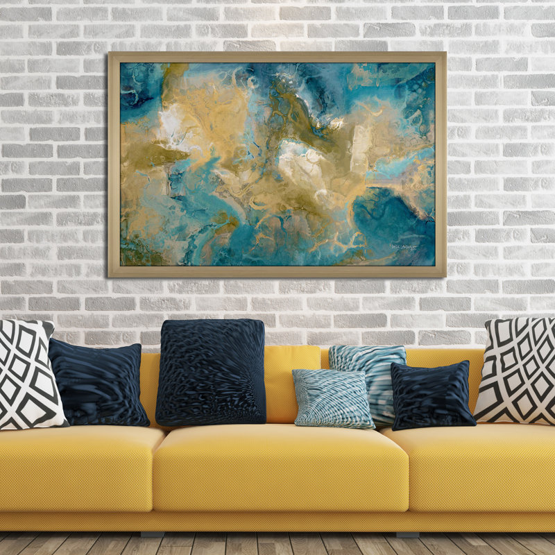 «Vos yeux verront. «Isaiah 33:17», impression, H 21,5 po x l 27,5 po x P 0,75 po, Encadrement champagne