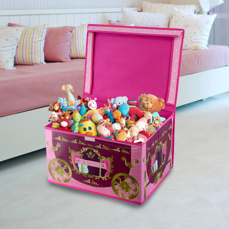 Large Storage Box Collapsible Folding Jumbo Chest Kids Room Toy Box