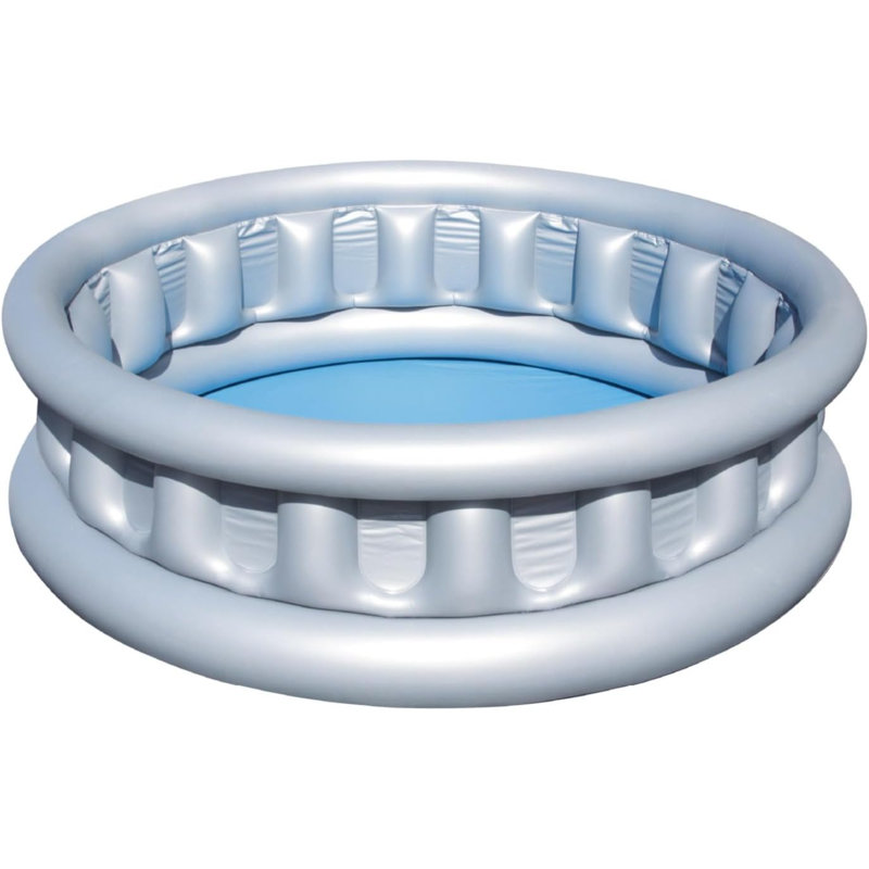 Vinyl Round Inflatable Pool 43cm H x 152cm W x 152cm L