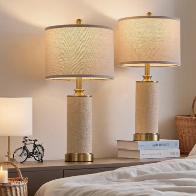 Ensemble de 2 lampes de table Farmhouse