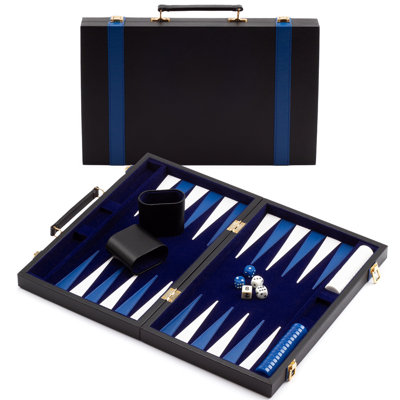 Leather Backgammon Board Game