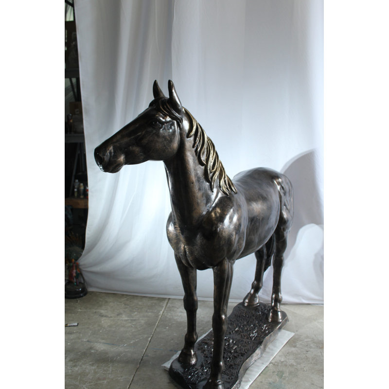 Grande statue de cheval en aluminium Nifao Majestic