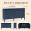 Buffet 58,9 "avec tablettes réglables-130041291