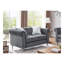 Causeuse moderne grise pour des intérieurs confortables-1847327224