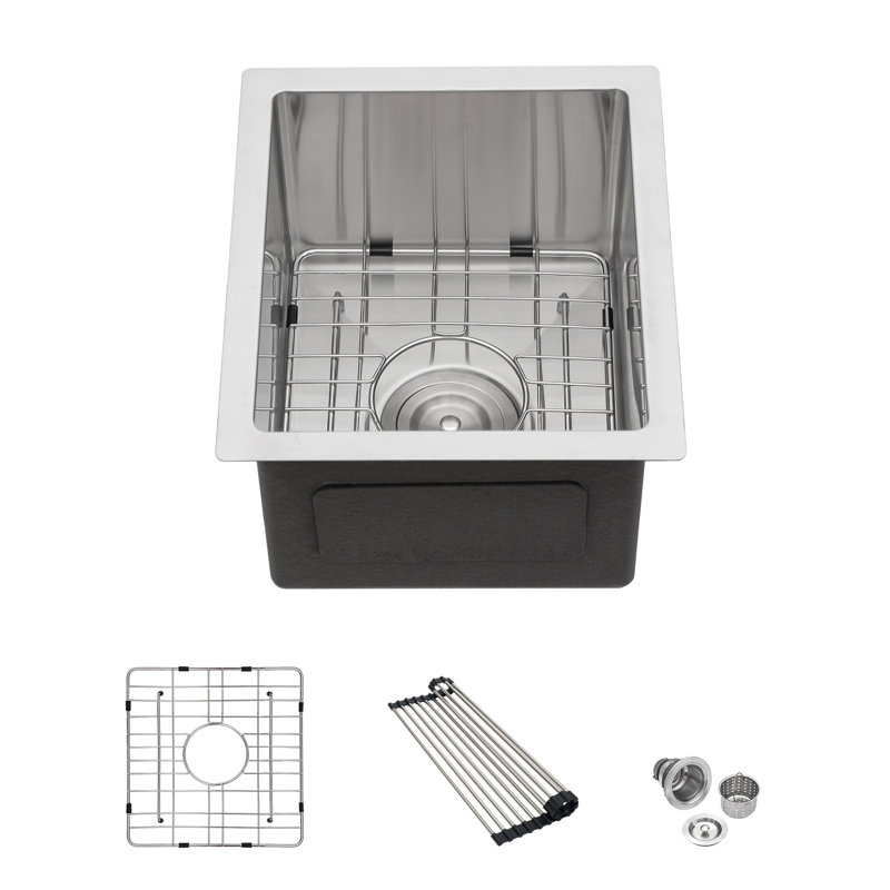 Évier de cuisine durable en acier inoxydable encastré pour les cuisines modernes