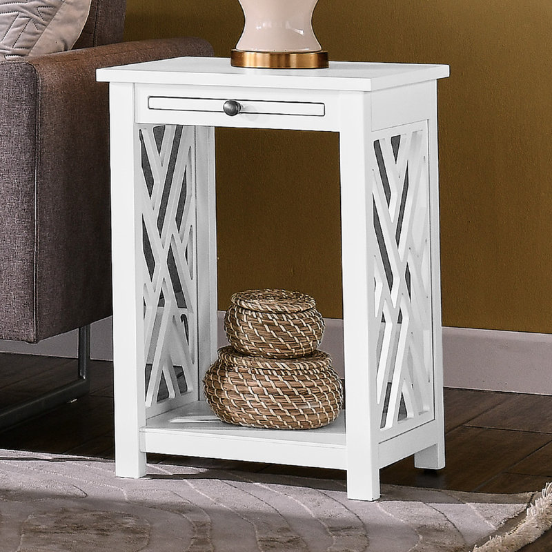 End Table, White