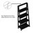 4-Tier Ladder Bookshelf - Freestanding Shelved Bookcase with Leaning Look for Living Room, Bathroom, and Kitchen Storage by Lavish Home-61175119-111467595