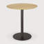 Blend Oak Pedestal Dining Table-1281196177-1308569482