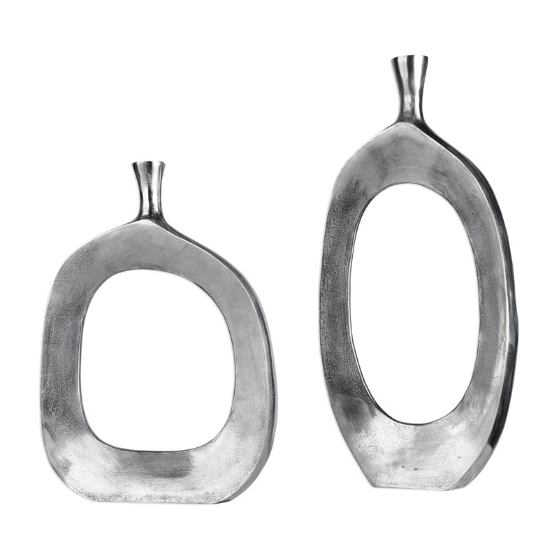 Cierra Handmade Metal Floor Vase