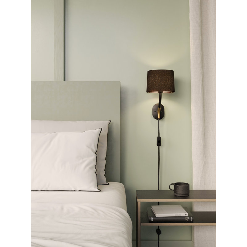 Arbor 1 - Light Armed Sconce, Matt Black