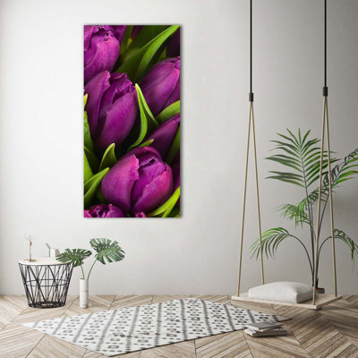 White Tulips - Wrapped Canvas Print