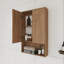 Armoire de salle de bain murale 24 po Vowar avec 2 portes à fermeture douce et tablette réglable-222466202-218983929