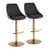 Black Seat/Gold Frame