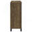 Rustic Oak Sliding Door Bar Cabinet