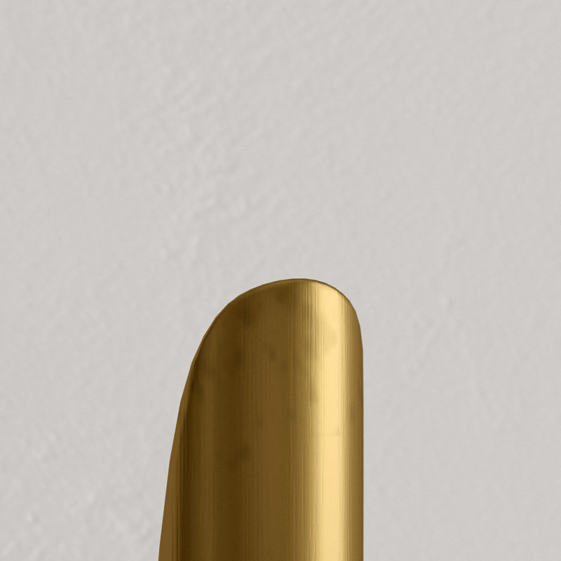 Redford 2 - Light Armed Sconce, Natural Brass