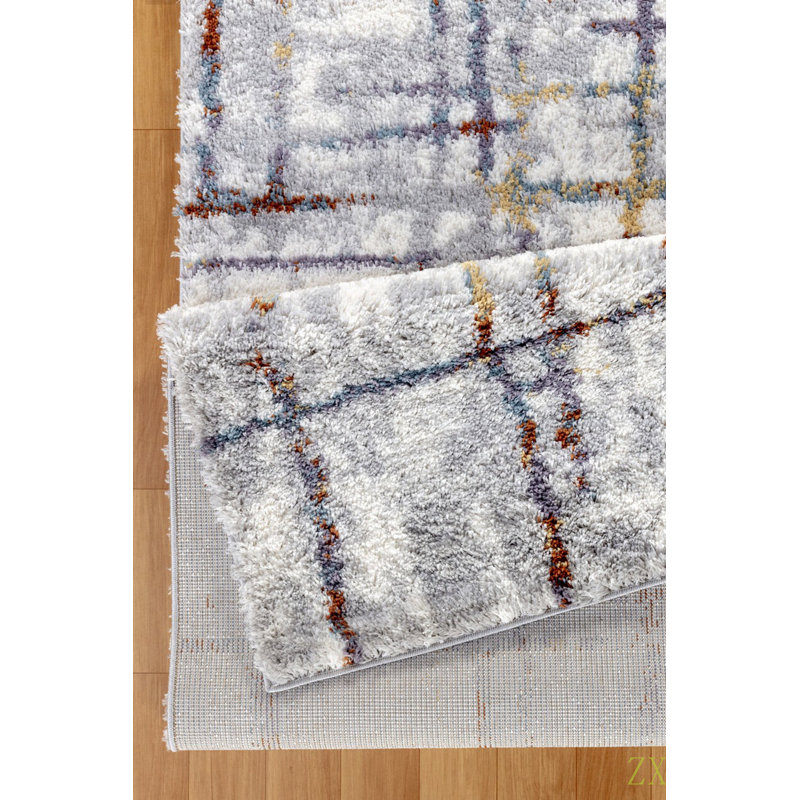 Poil long loft 7 pi. 10 po X 9 pi 10 po Tapis à poils longs, Rectangle 7 pi 10 po x 9 pi 10 po