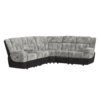 Cowgill 6PC Motion Sectional Set In Dillon/Shire