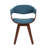 Boase Fabric Swivel Mid-Century Dining Chair-1987778349