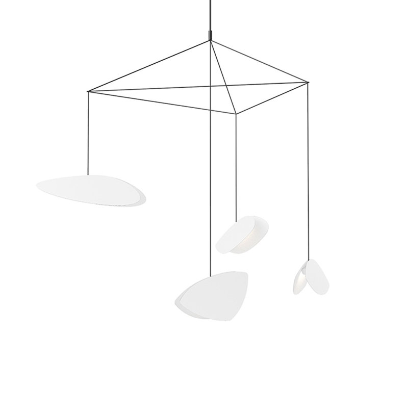 Papillons™ 4 - Light LED Pendant, Satin Black