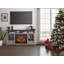 Meuble télé 55 po avec foyer électrique KD, gris délavé-1221471137