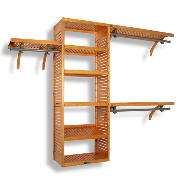 Hanging Closet Organizer-3 Deep Shelf Storage-Space Saving for Small Homes,  Dorms, Apartments- Bedroom, Bathroom, or Nursery Essentials by Lavish Home