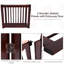 Kara Wood Free Standing Pet Gate