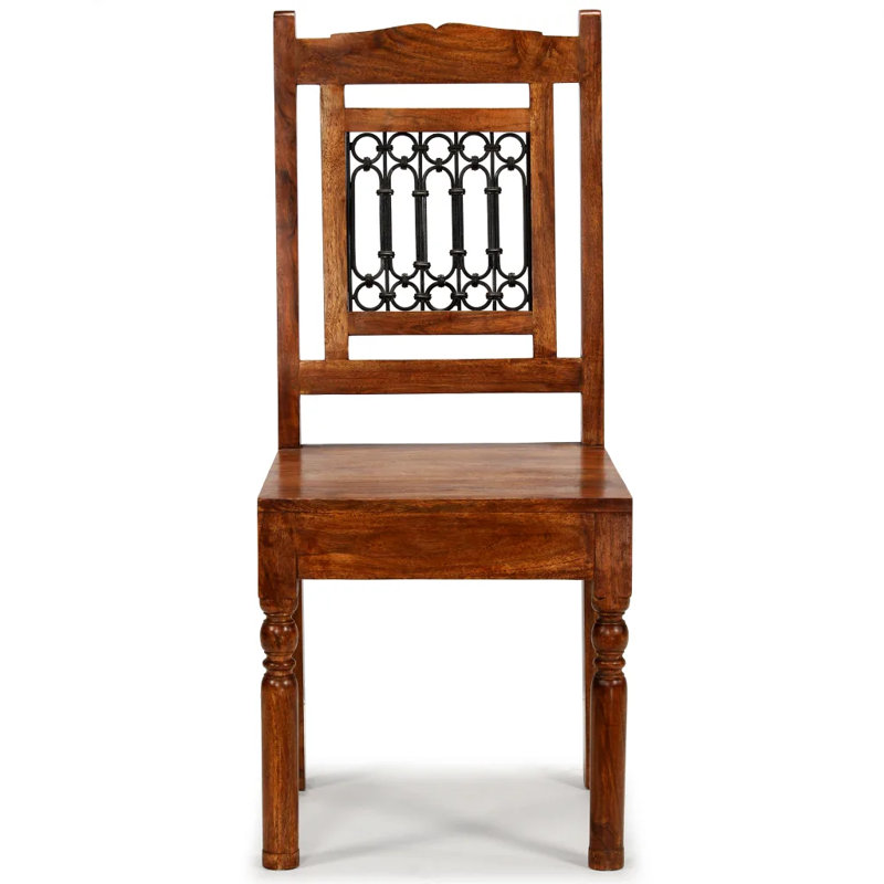 Dining Chairs Solid Wood with Honey-coloured Finish Classic, 6