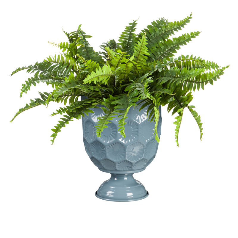 Ensemble de pot de fleurs en métal 2 pièces