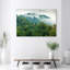 Forest In The Fog Landscape - No Frame Print on Canvas