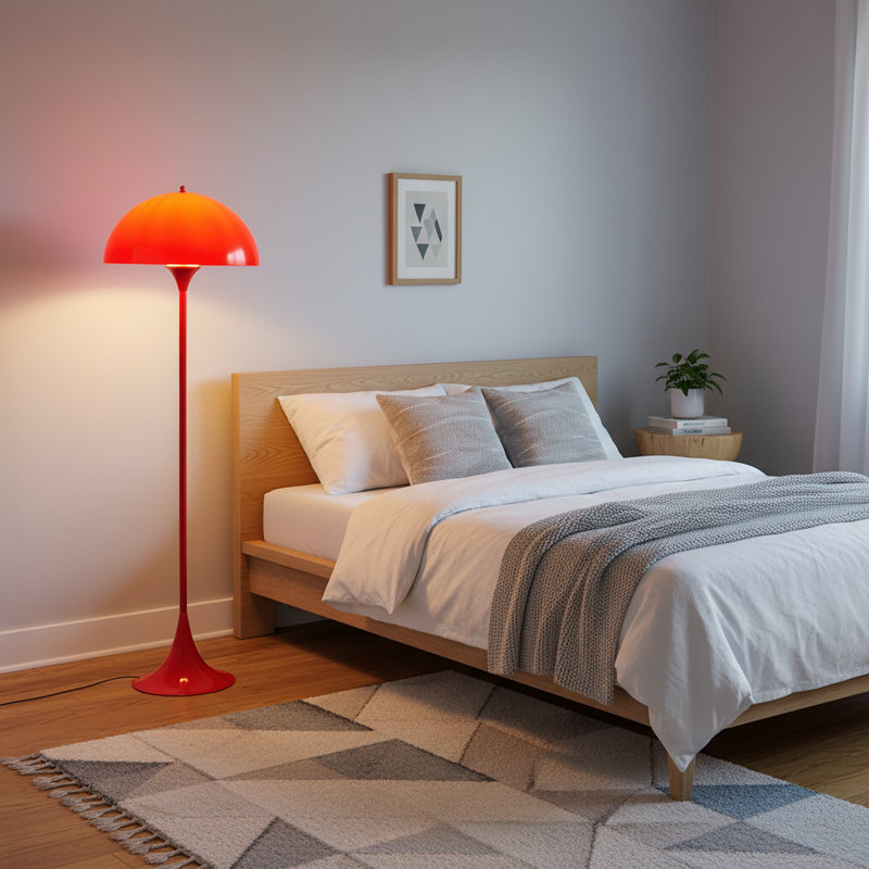 Lampe sur pied Pacite Modern Nordic Minimalist avec 3 douilles E26