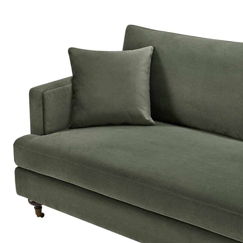Upholstered Sofa, Green