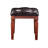 Bedroom Vanity In Cherry Color - With Stool, Abundant Storage Drawers, Stylish Design, + Poplar Veneer, Rubber Wood Construction