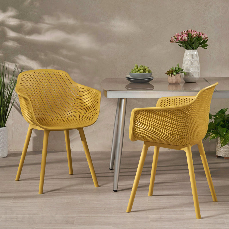 Patio Chair Lotus, Yellow